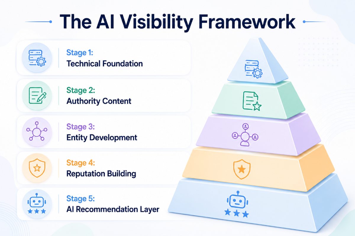 AI visibility framework