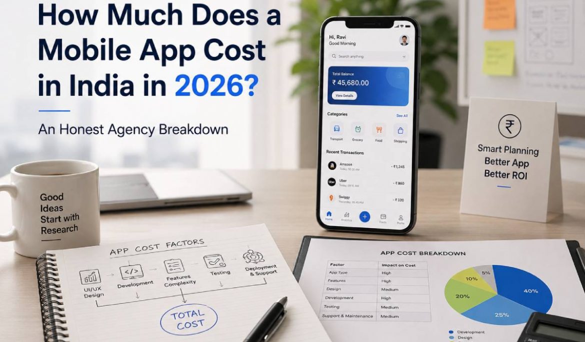 How Much Does a Mobile App Cost in India in 2026? An Honest Agency Breakdown