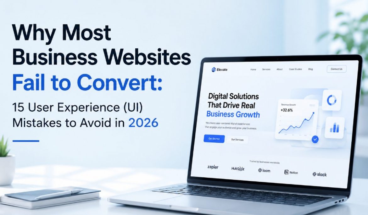 Why Most Business Websites Fail to Convert: 15 User Experience(UI) Mistakes to Avoid in 2026