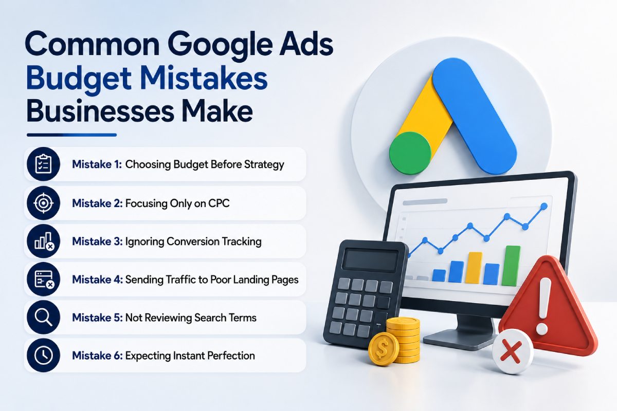 Common Google Ads Budget Mistakes Businesses Make