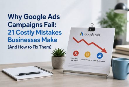 Why Google Ads Campaigns Fail: 21 Costly Mistakes Businesses Make (And How to Fix Them)