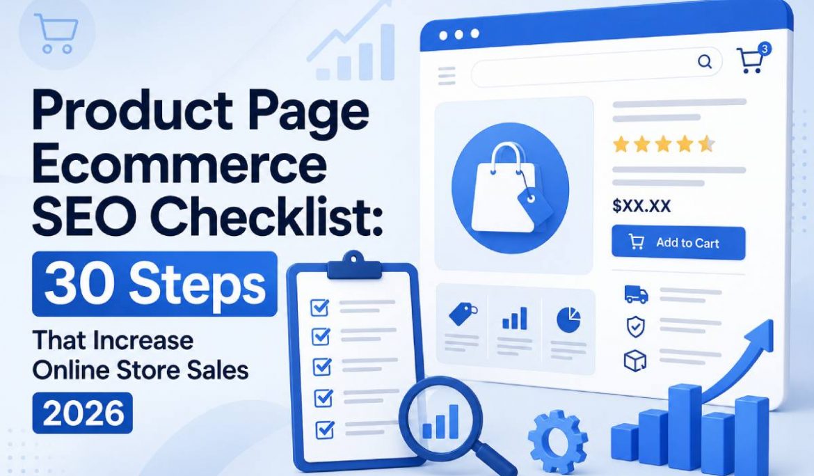 Product Page Ecommerce SEO Checklist: 30 Steps That Increase Online Store Sales 2026