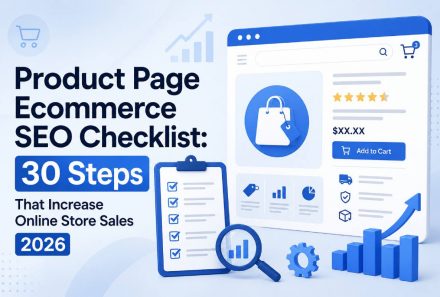 Product Page Ecommerce SEO Checklist: 30 Steps That Increase Online Store Sales 2026