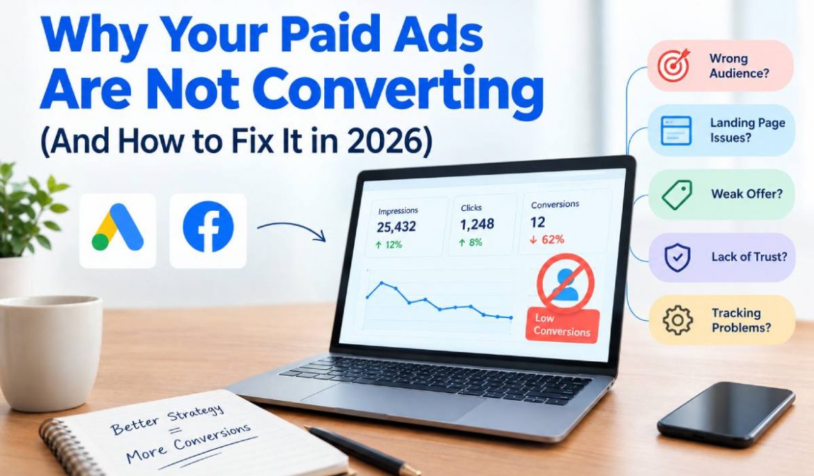 Why Your Paid Ads Are Not Converting (And How to Fix It in 2026)