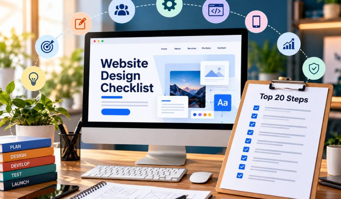Website Design Checklist: Top 20 Steps to Follow in 2026