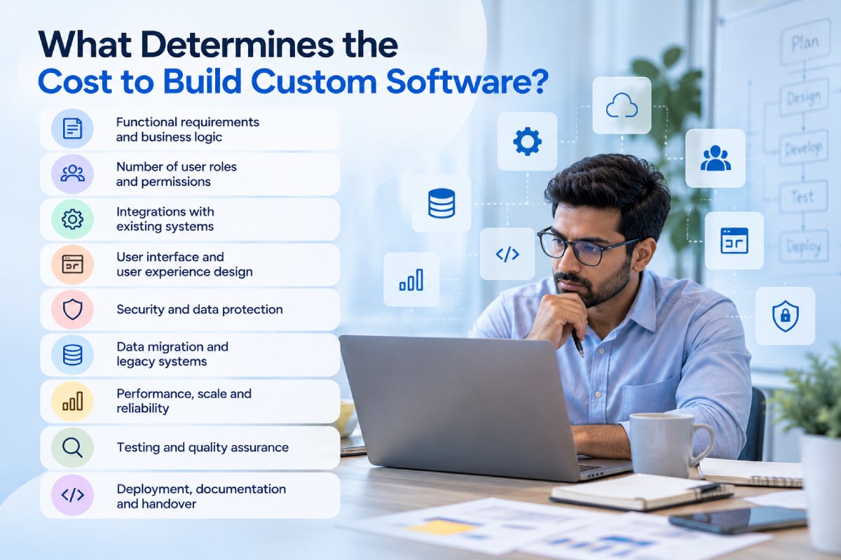 What Determines the Cost to Build Custom Software